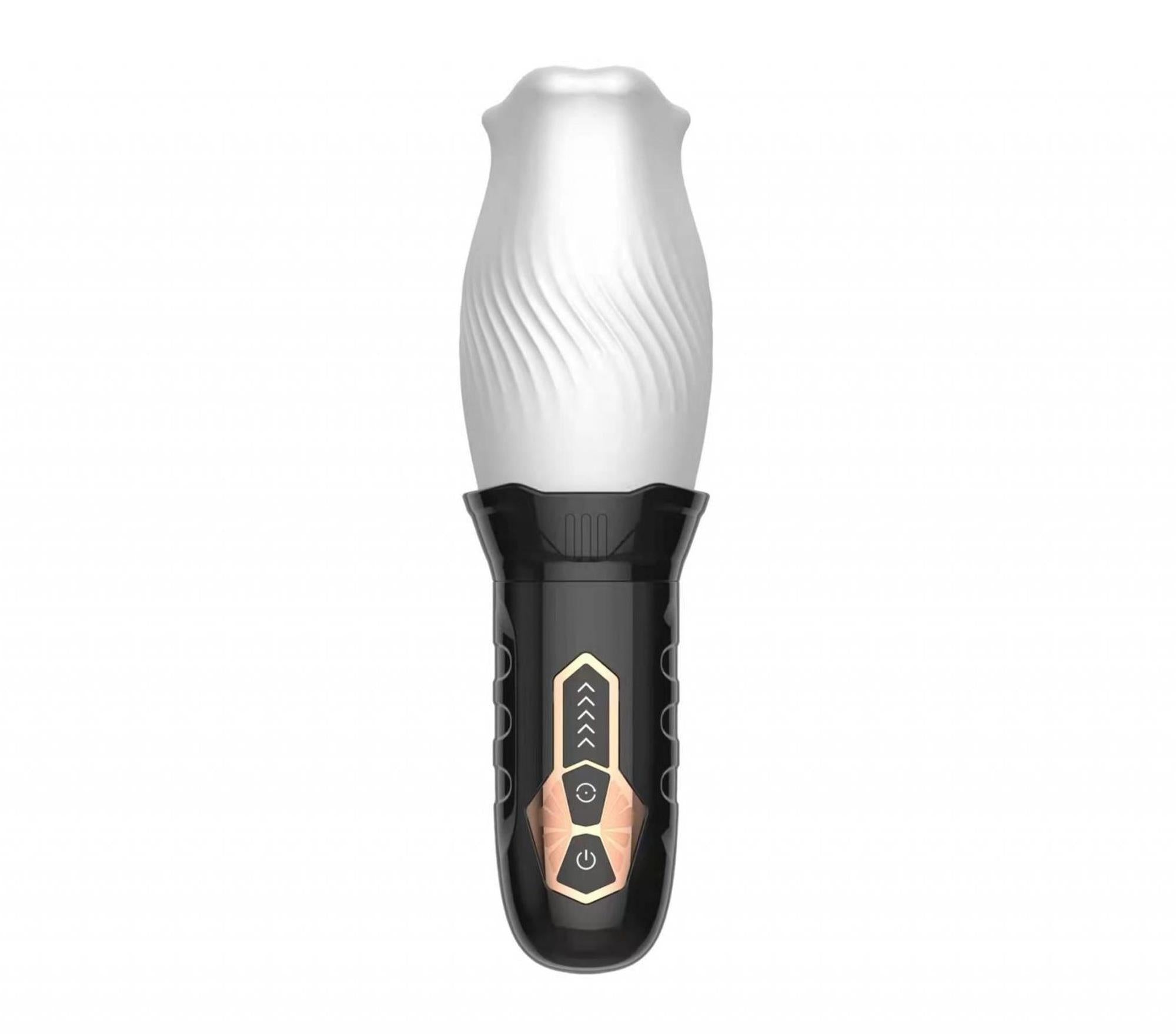 Rotating and vibrating masturbator