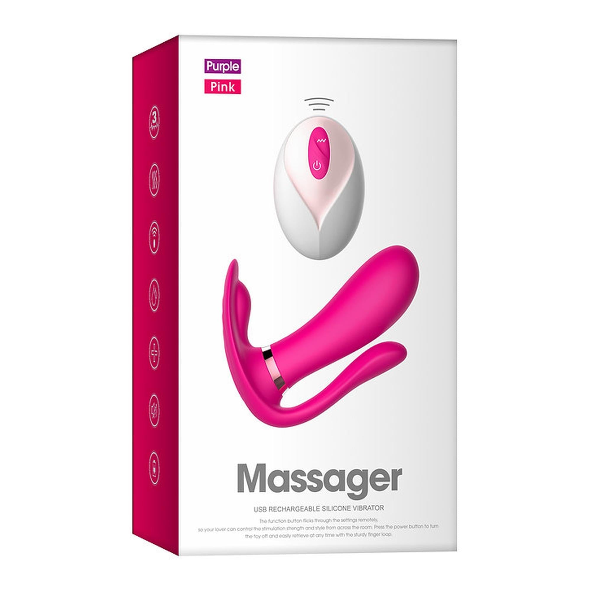 Vibratore indossabile a distanza ROSSO