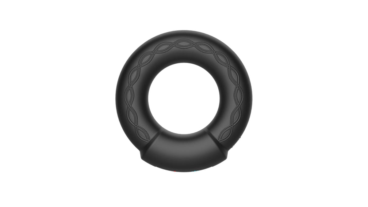 Anello fallico – vibrante, riscaldante, nero | Favorites