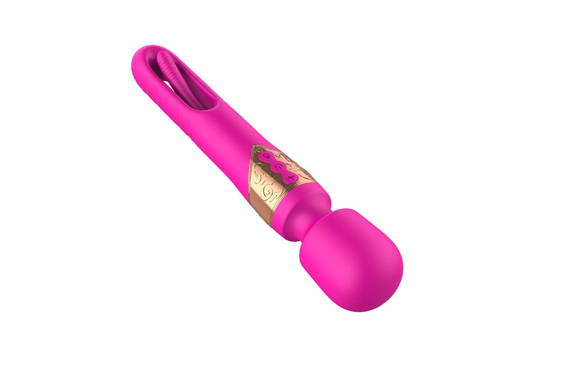 Massaggiatore wand Flicking av awands – ricaricabile, fucsia | Favorites