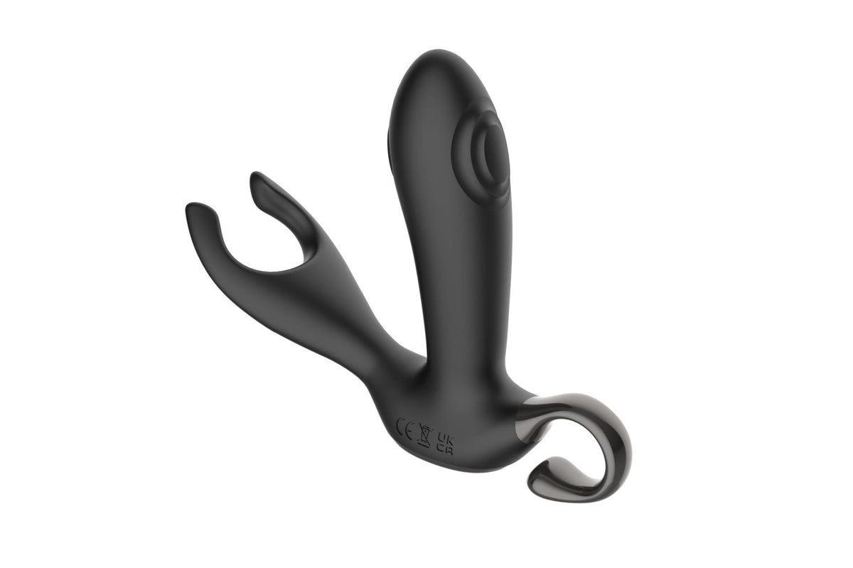 Vibrador anal tapping 10 funciones – con mando a distancia, recargable, negro | Favorites
