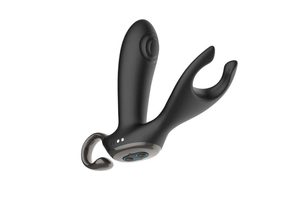 Vibrador anal tapping 10 funciones – con mando a distancia, recargable, negro | Favorites