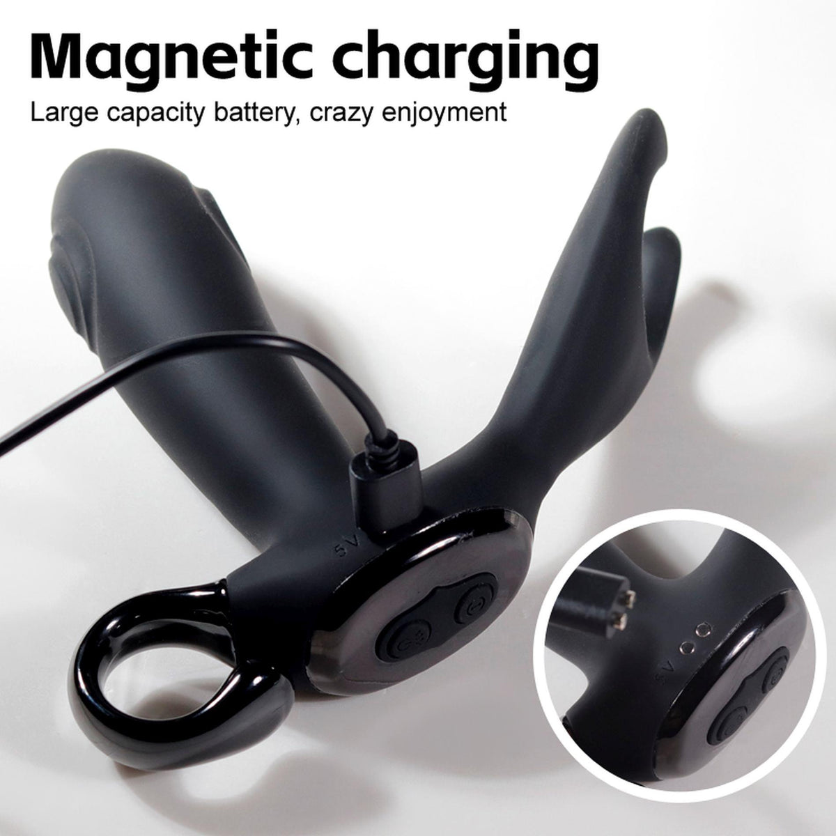 Vibrador anal tapping 10 funciones – con mando a distancia, recargable, negro | Favorites