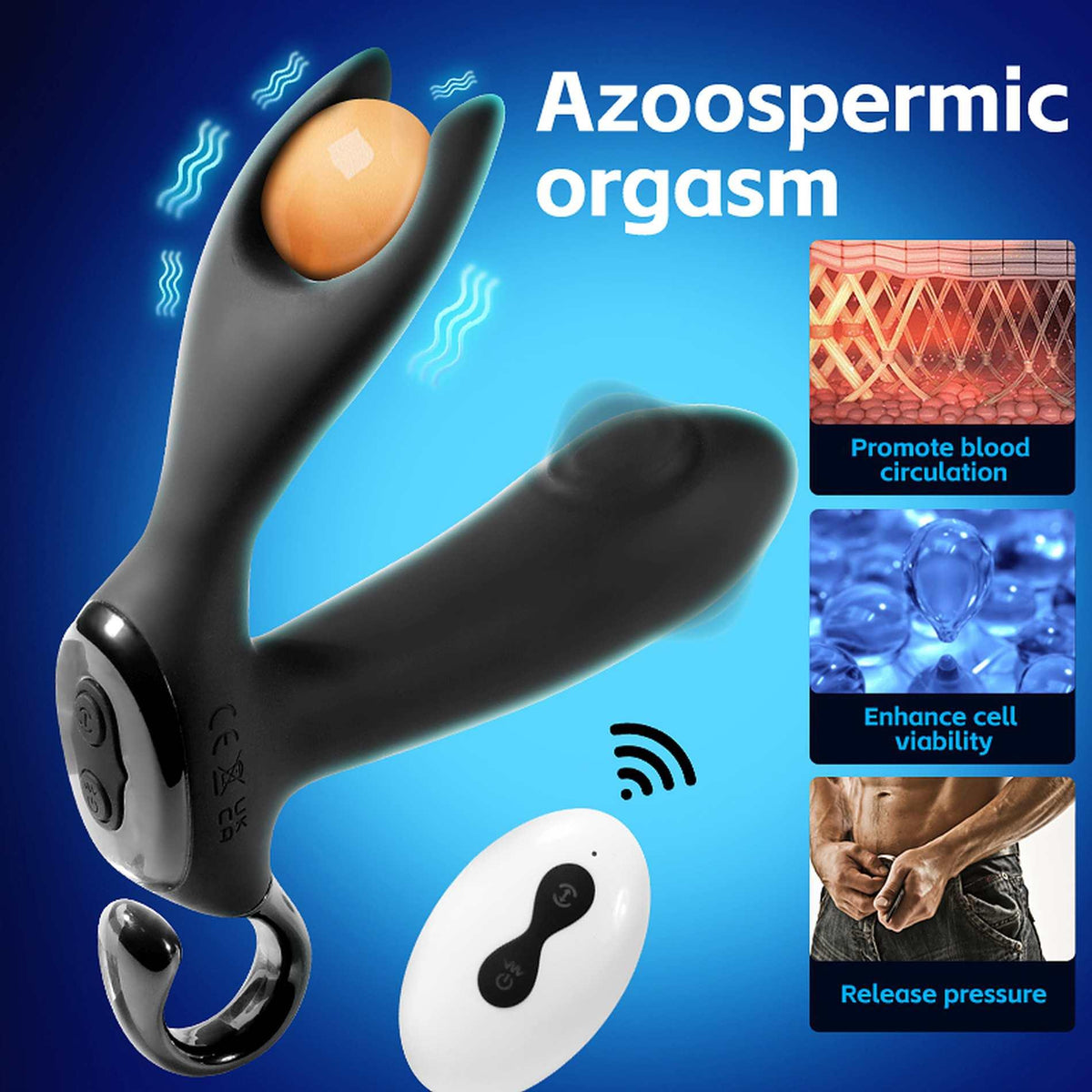 Vibrador anal tapping 10 funciones – con mando a distancia, recargable, negro | Favorites