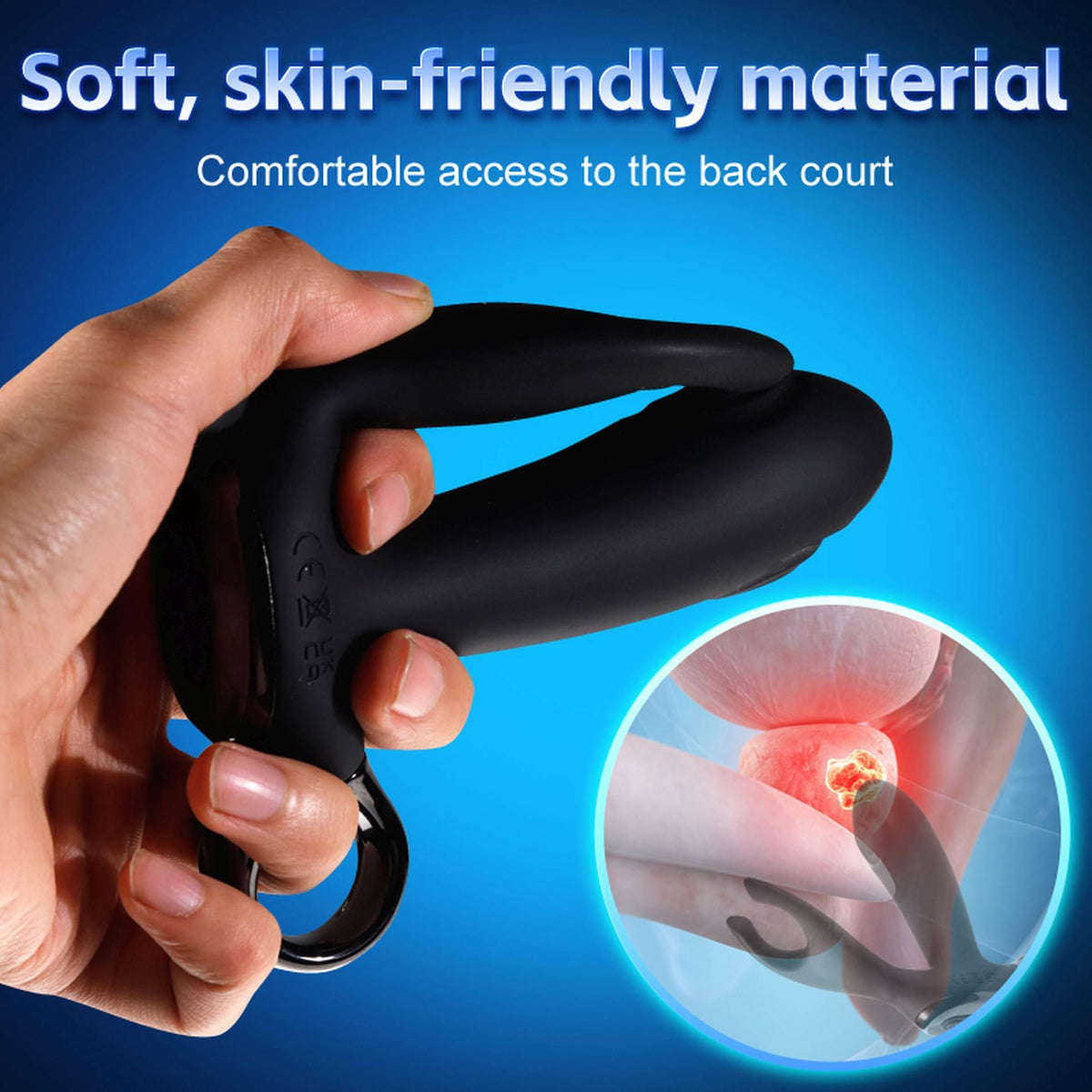 Vibrador anal tapping 10 funciones – con mando a distancia, recargable, negro | Favorites