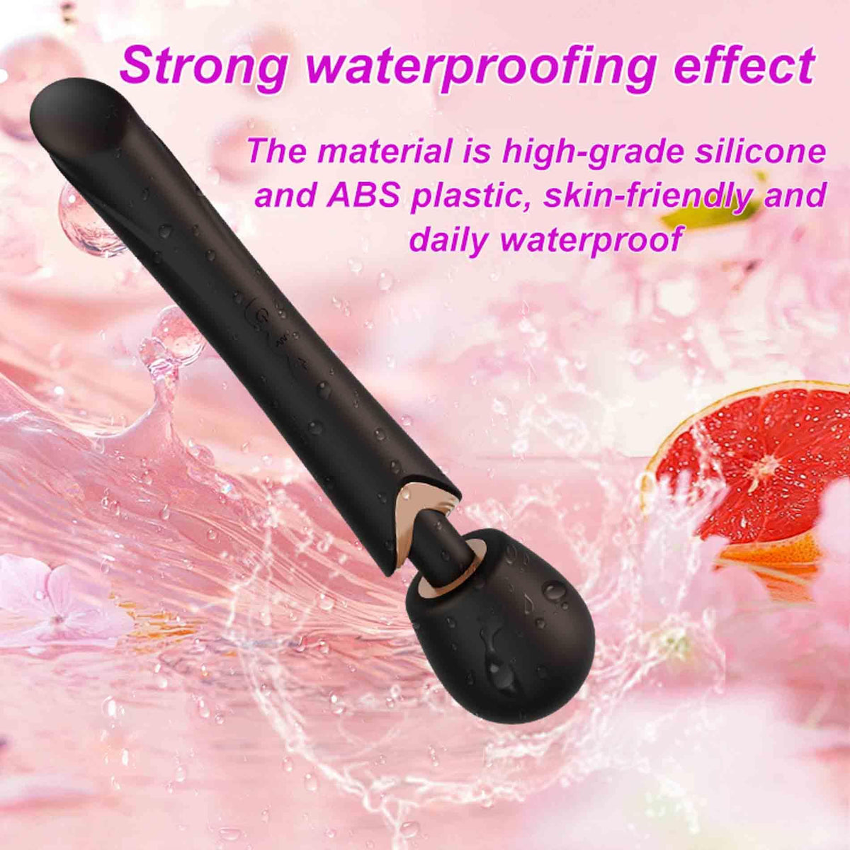Masajeador wand Perfect – recargable, negro | Favorites