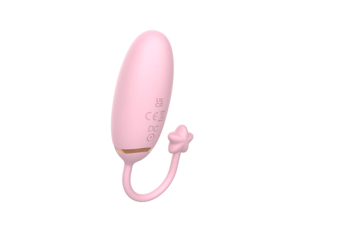 Œuf vibrant 8 cm – contrôlé par appli, rechargeable, rose | Favorites