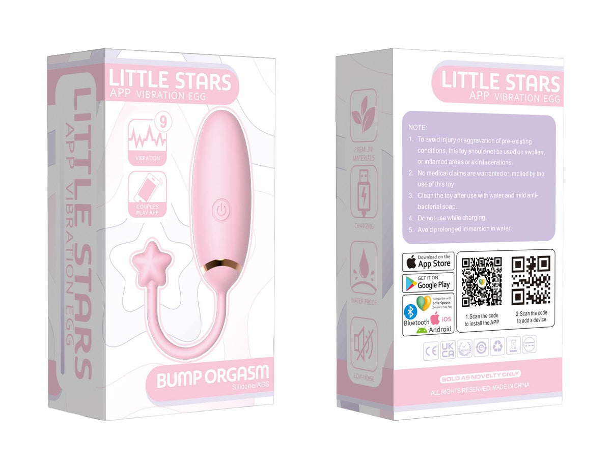Œuf vibrant 8 cm – contrôlé par appli, rechargeable, rose | Favorites