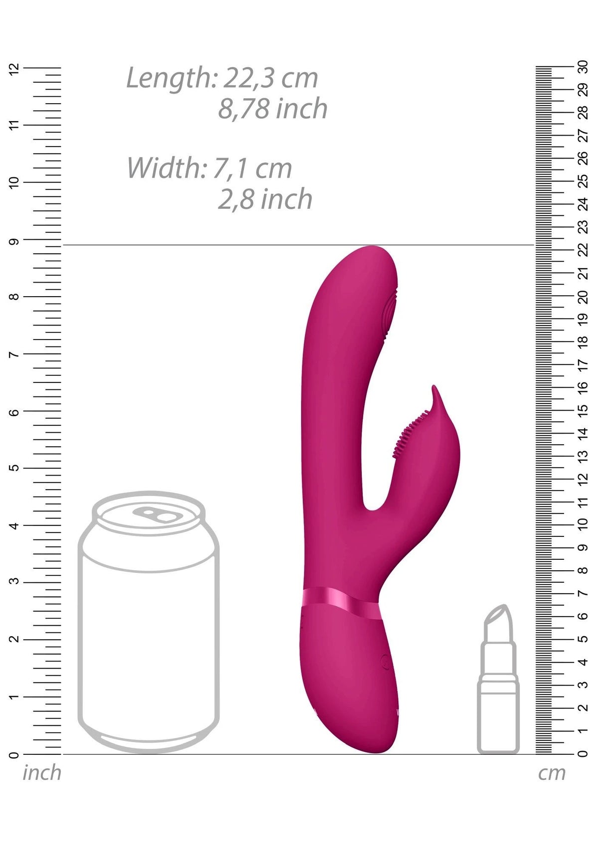 Vibromasseur rabbit Aimi Pulse Wave 10 fonctions | Vive