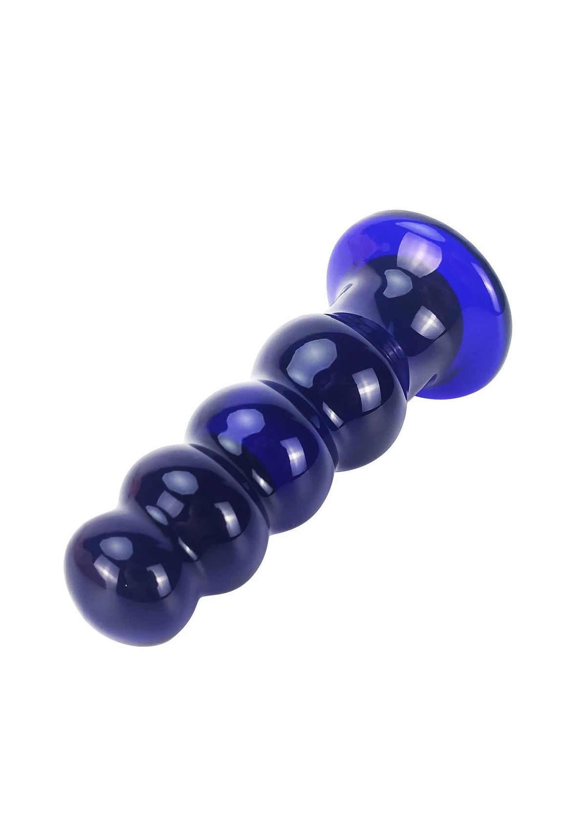 Plug anale Radiant Buttplug – in vetro, vibrante, blu | ToyJoy