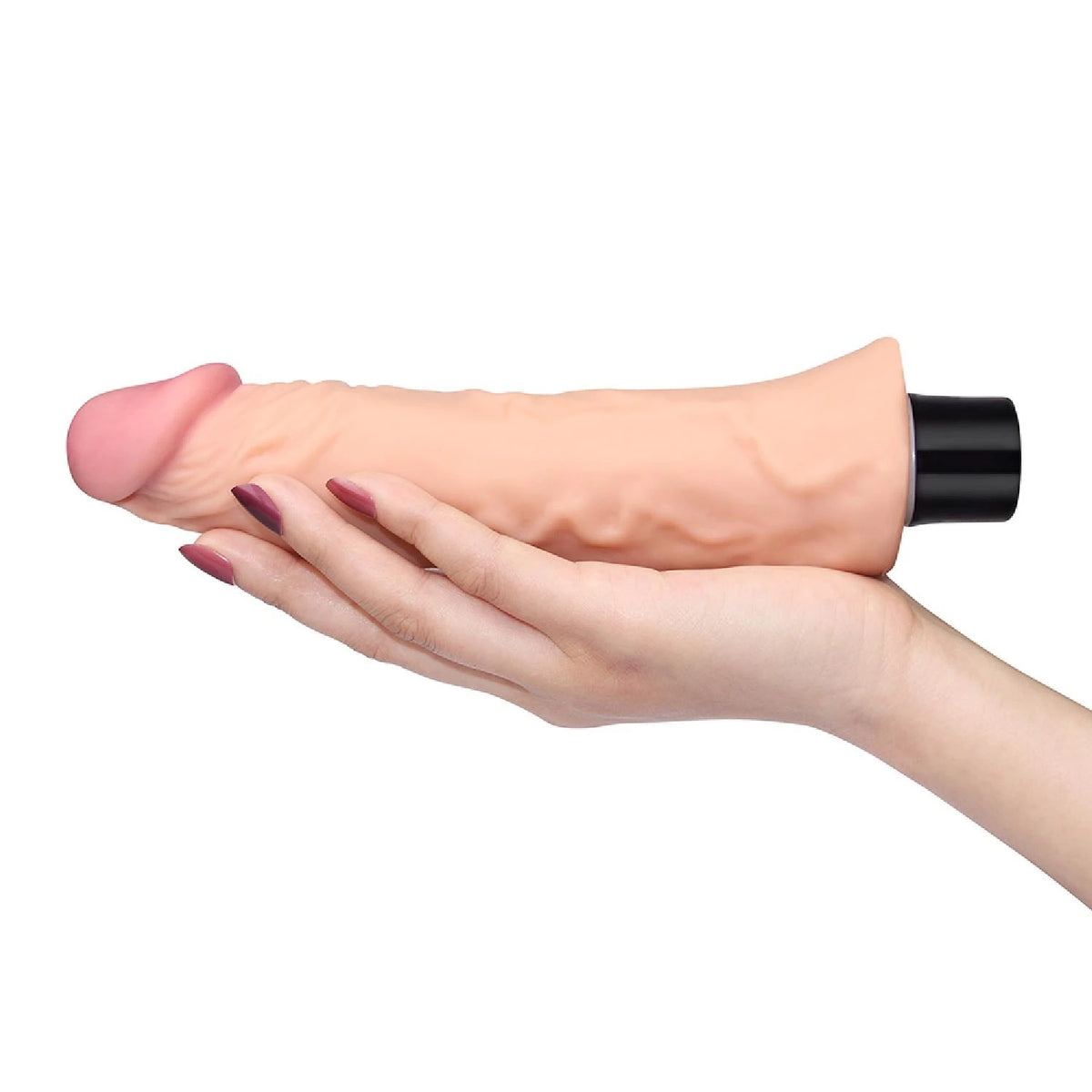 Dildo 8″ Softee 10 velocità – vibrante, nude 21.8 cm | Lovetoy