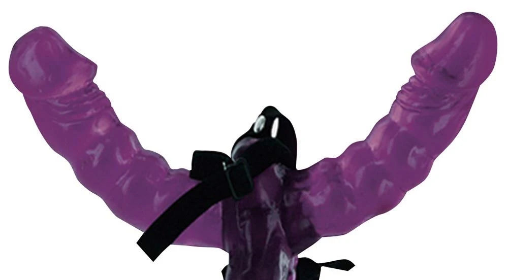 Strap-on Delight 30 cm – doppio, viola | Fetish Fantasy Series