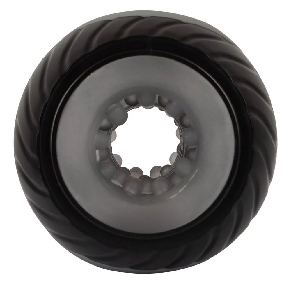 Masturbatore Donut 10.3 cm – ricaricabile, nero