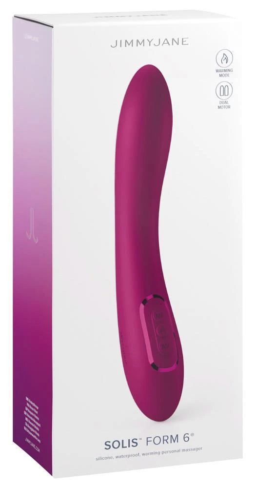 Vibrador punto G JJ Solis Form 6 10 funciones – recargable, rosa | JimmyJane