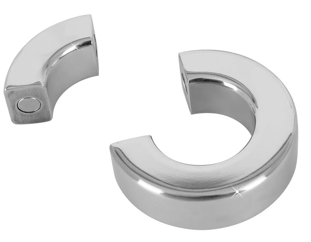 Anel peniano Magnetic Stretcher – prateado | fetish Collection