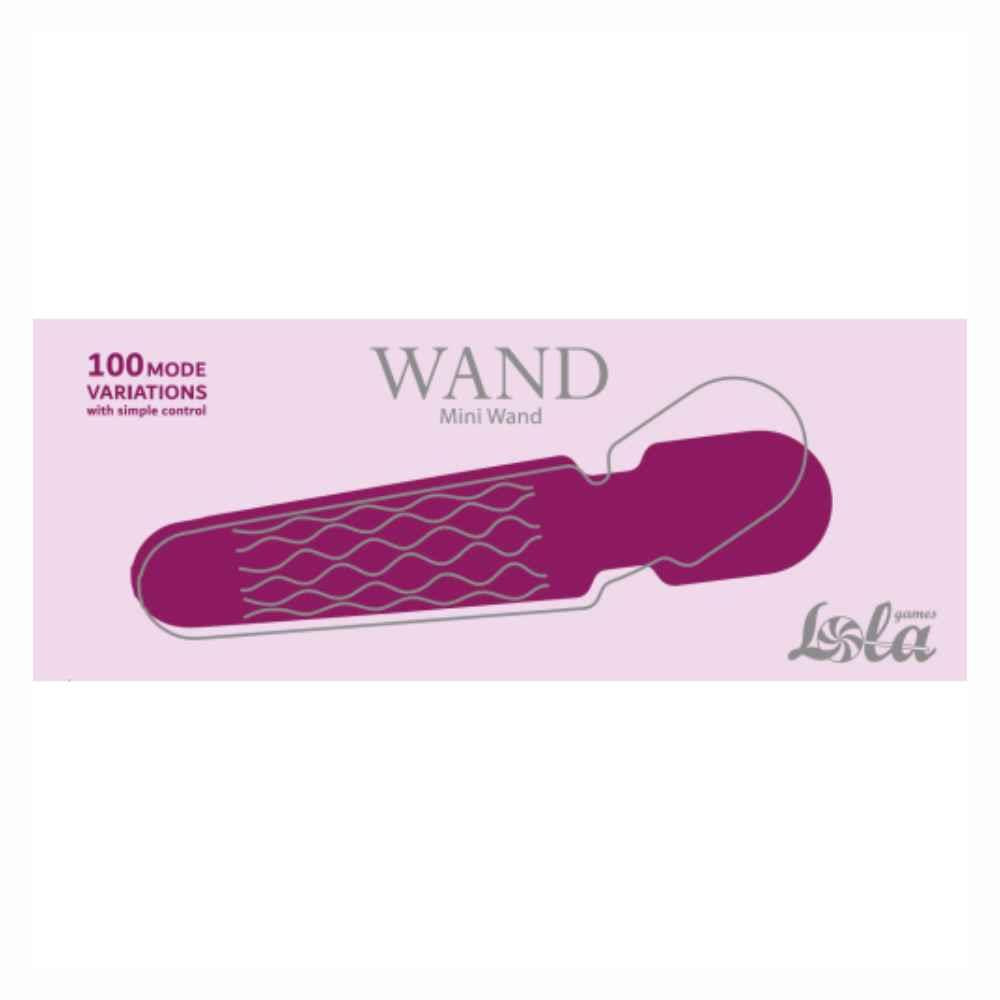 Masajeador wand 10 funciones – recargable, morado 57-1016-01