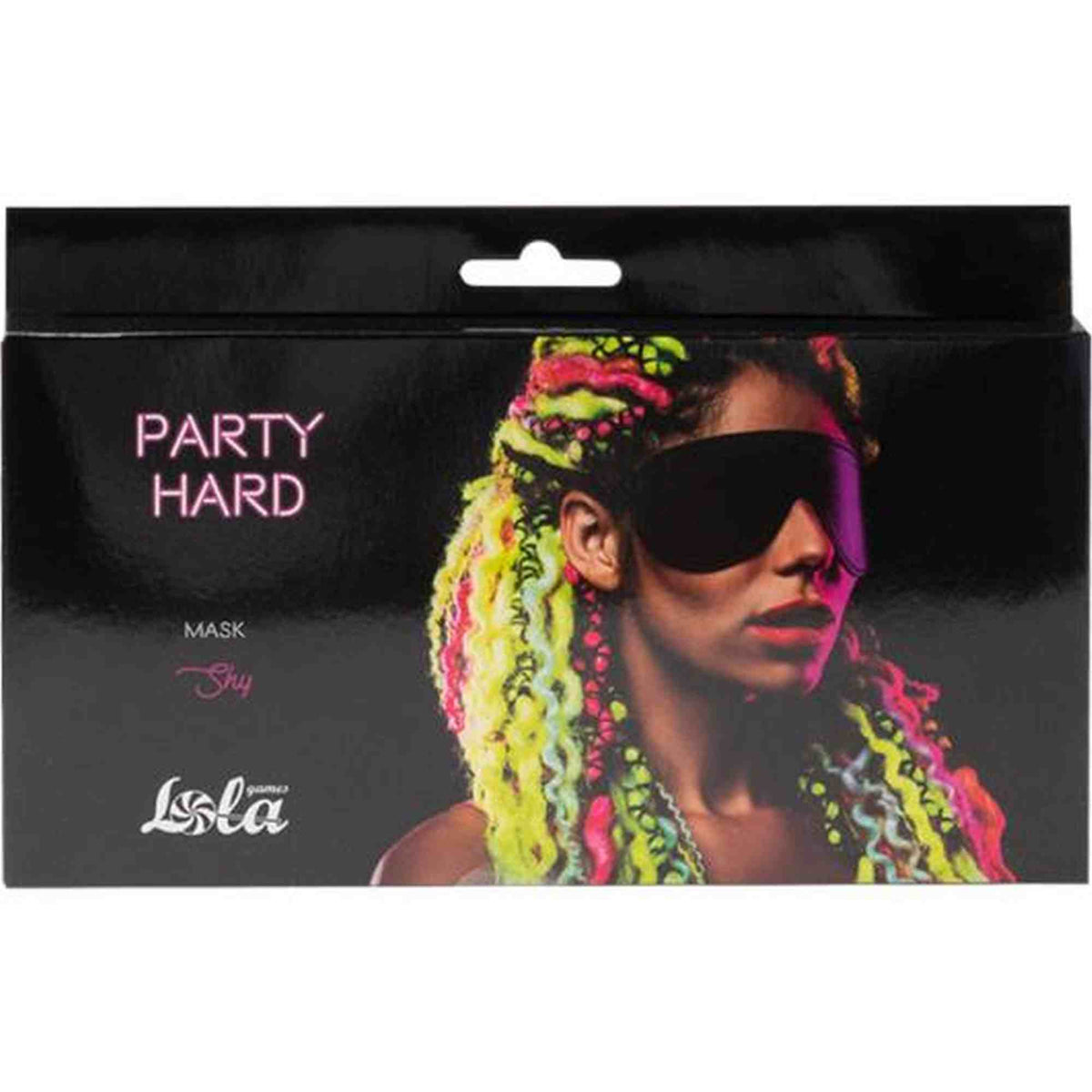 Maschera Shy – nera | Party Hard