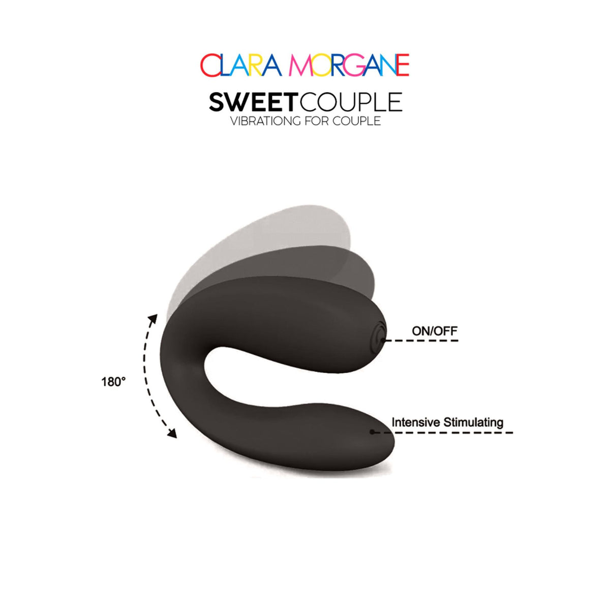 Stimolatore clitorideo – nero | Clara Morgane