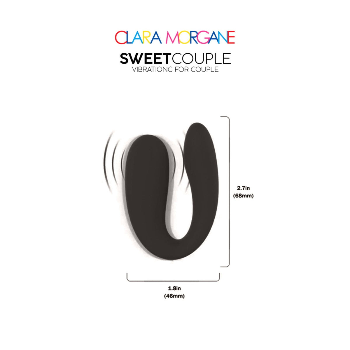 Stimolatore clitorideo – nero | Clara Morgane