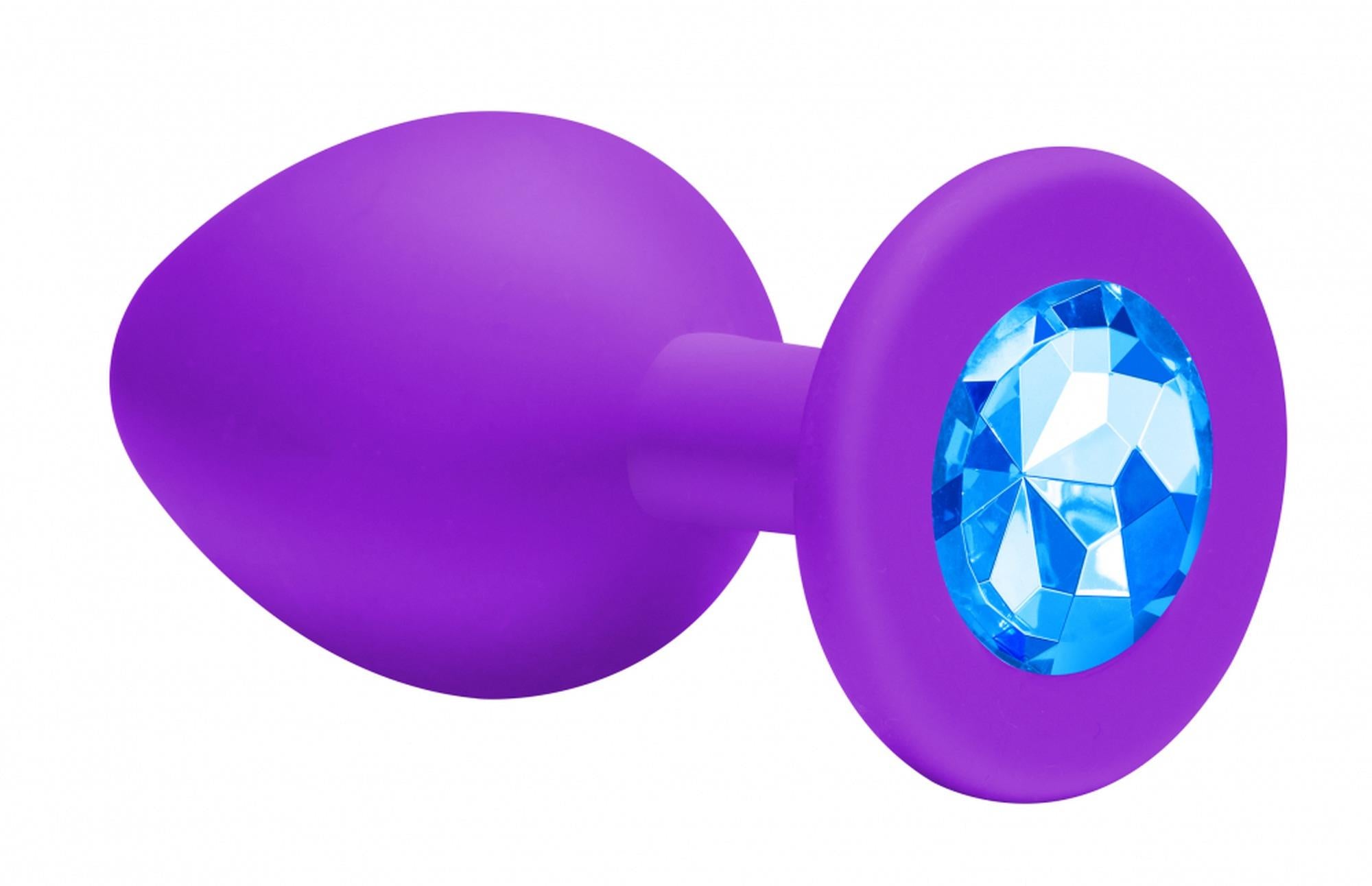 Plug-Anal Emotions Cutie Small VIOLET Cristal bleu clair