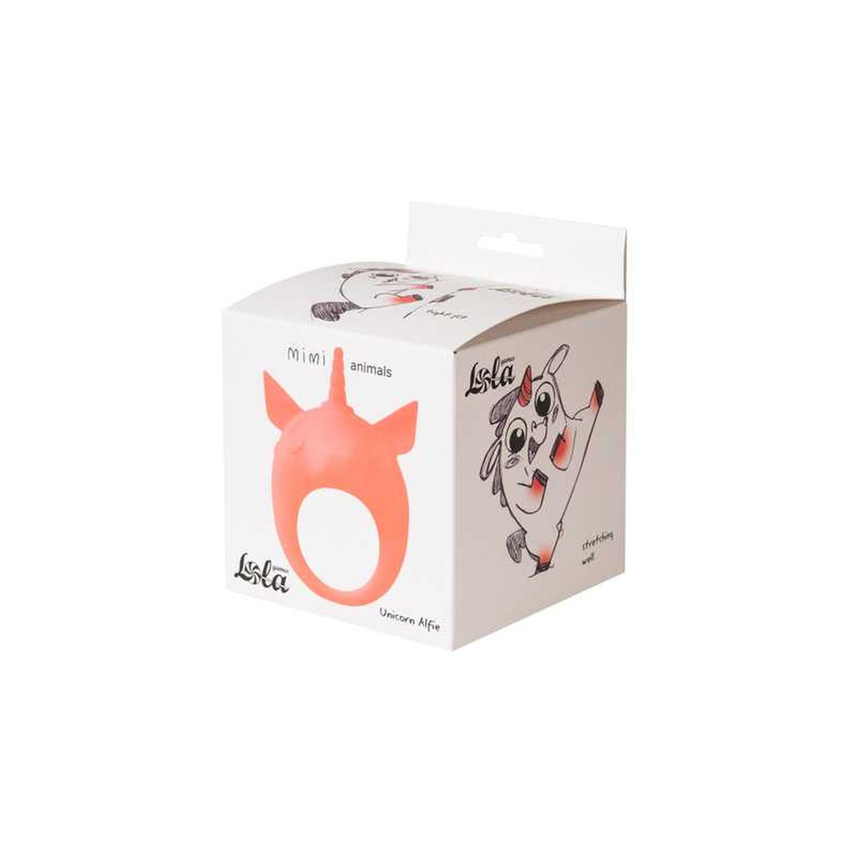 Péniszgyűrű Unicorn Alfie – vibrációs, narancssárga | MiMi Animals