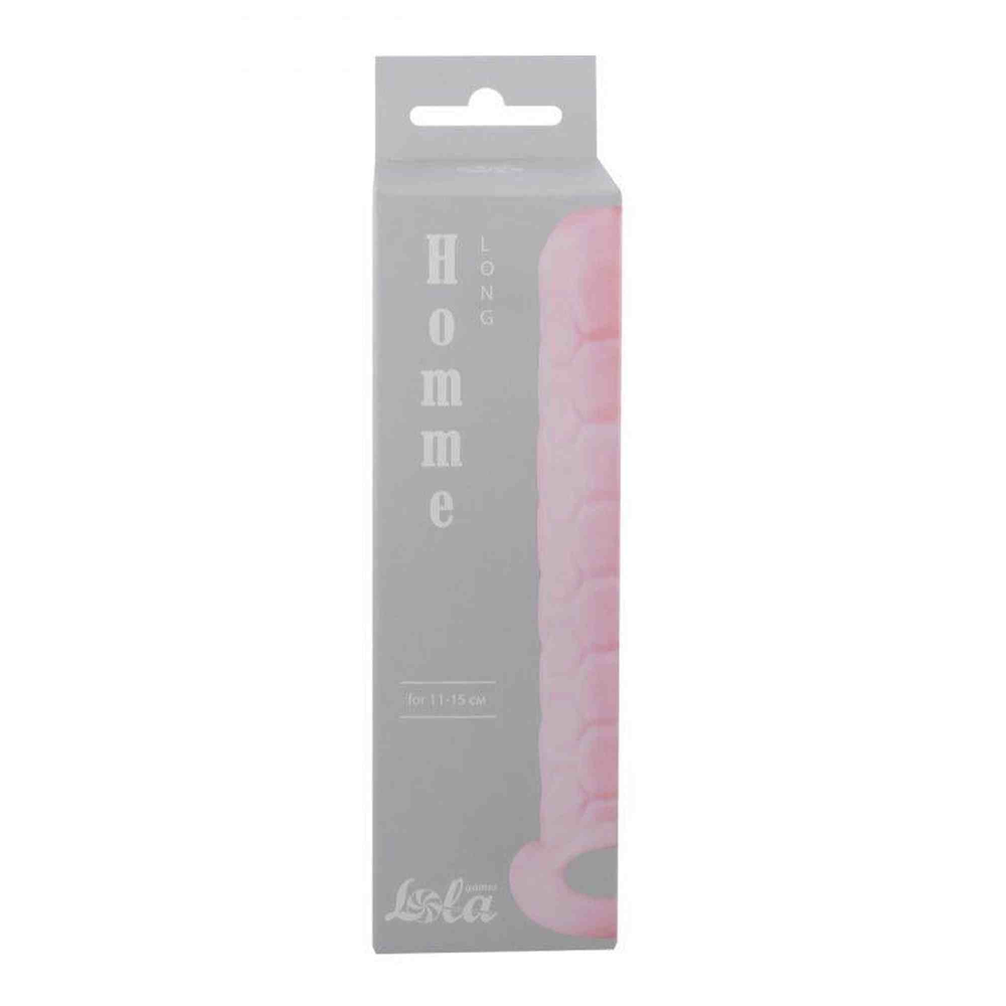 Penis sleeve Homme Long Pink for 11-15cm