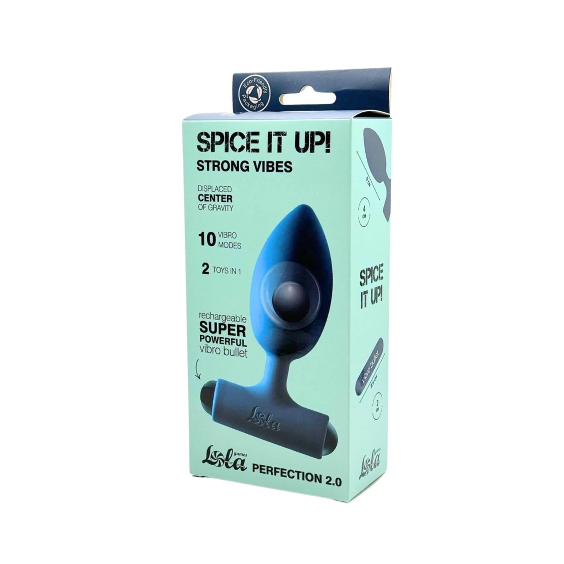 Plug anal avec vibreur rechargeable Spice it Up Perfection 2.0