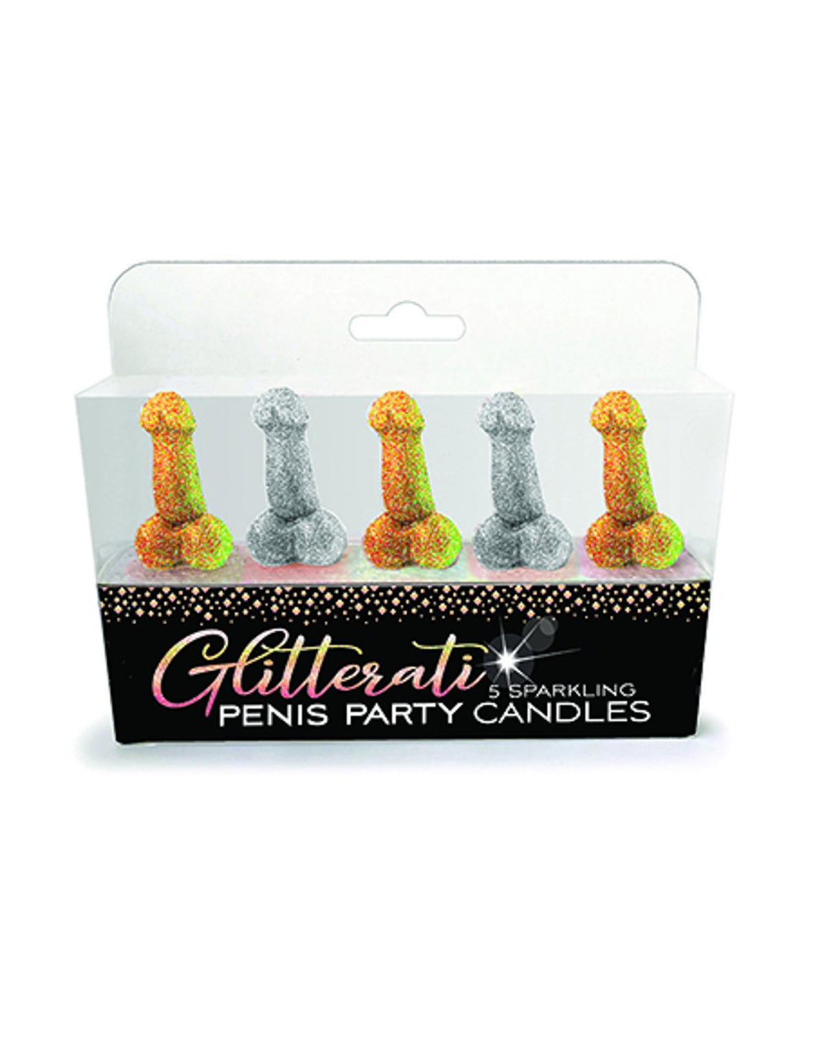 Gadget scherzoso Glitterati Candles | LITTLE GENIE PRODUCTIONS