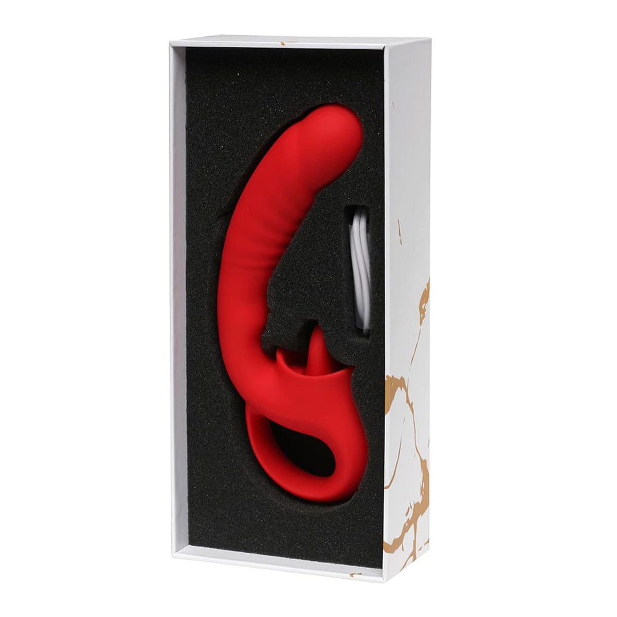 Vibromasseur point G Licking 10 fonctions – rechargeable 57-RV-001-04 | Rouge Velvet