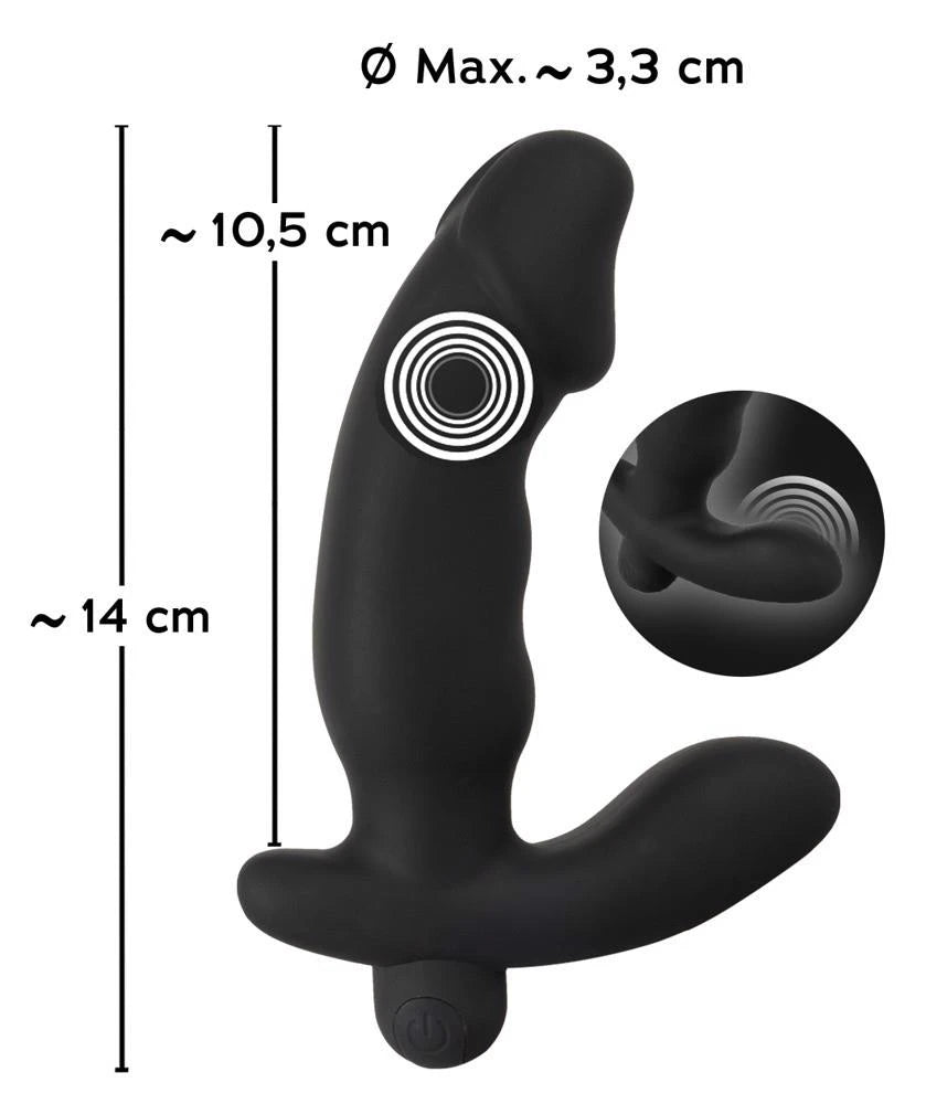 Plug anal Shaped 10 funções – vibratório, recarregável, preto | ANOS