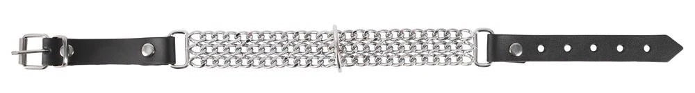 Collier ras du cou en cuir