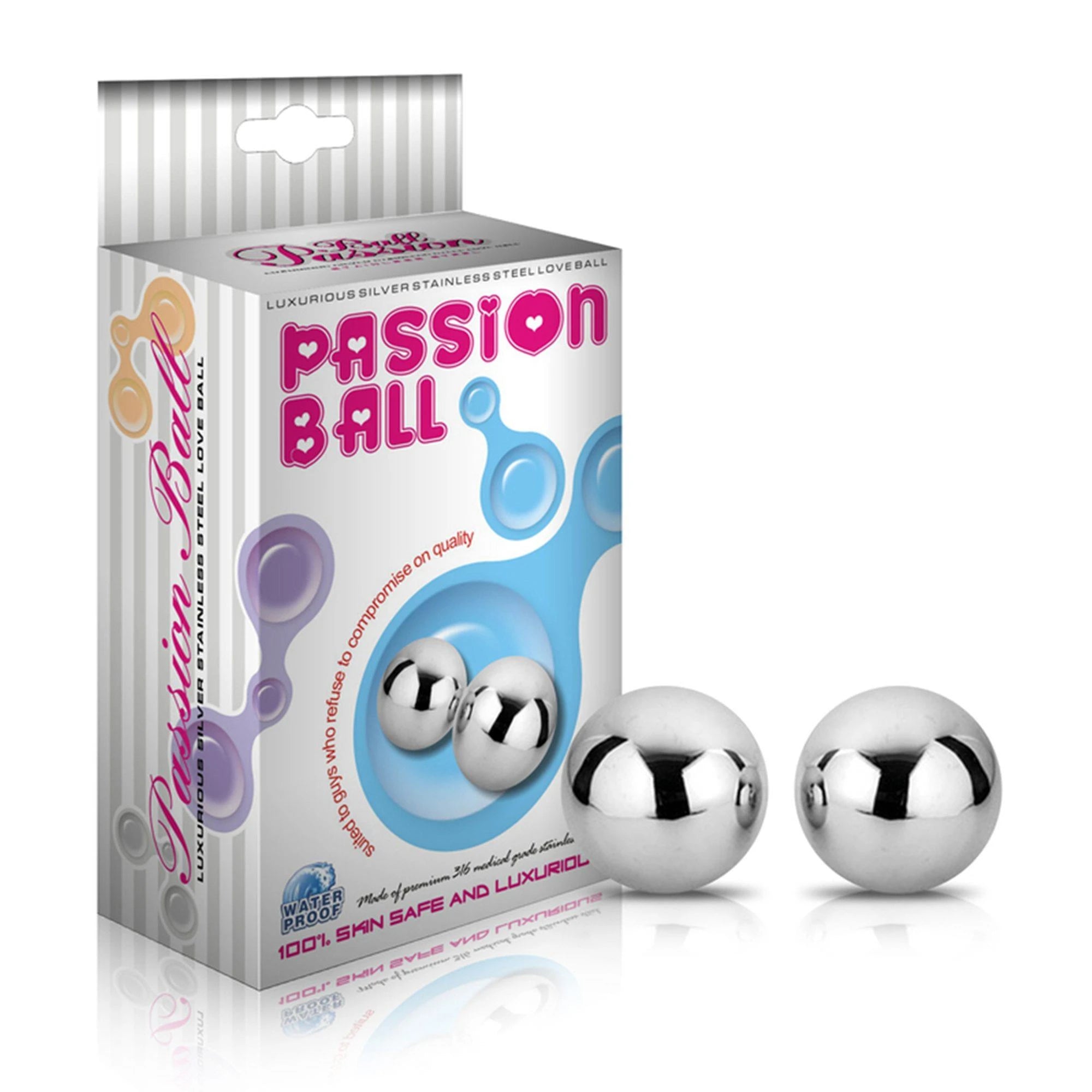 Balles Duos Passion Argent
