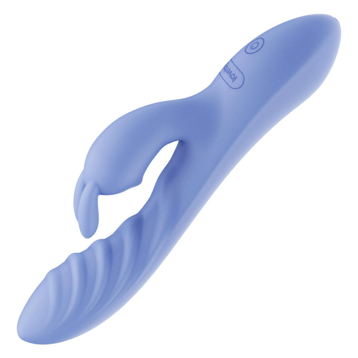 Rabbit vibrátor L'Allure Swirl – újratölthető, kék | Lovetoy