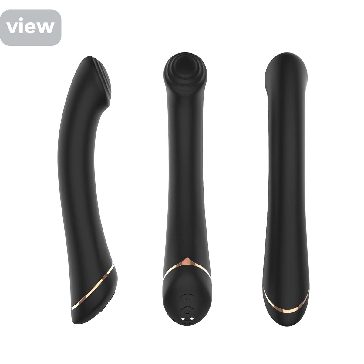 Vibrador punto G Gwand 9 funciones – recargable, negro | Favorites