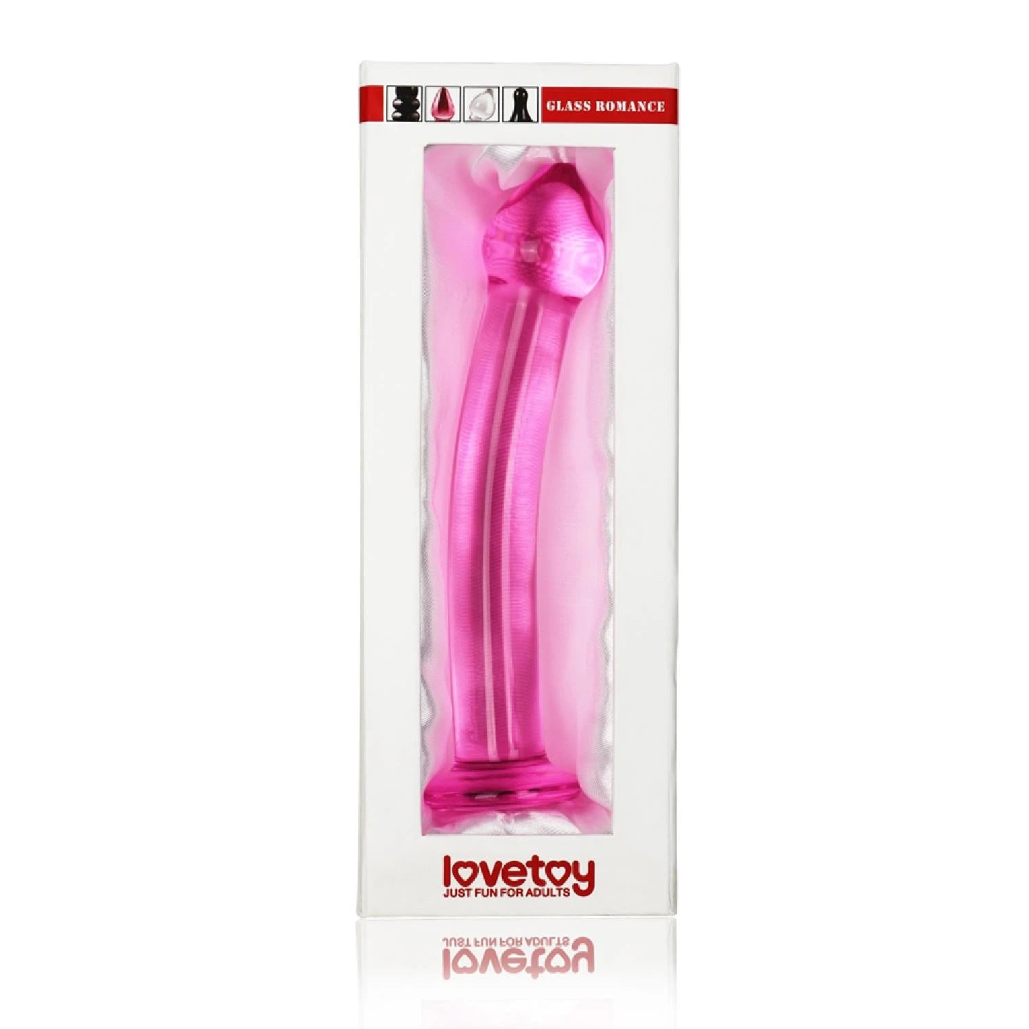 7.5″ Glass Romance Pink