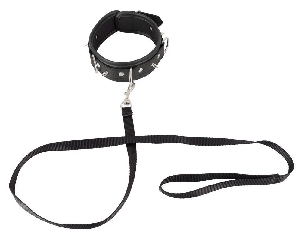 Atadura bondage Collar and Leash – negra | Vegan Fetish