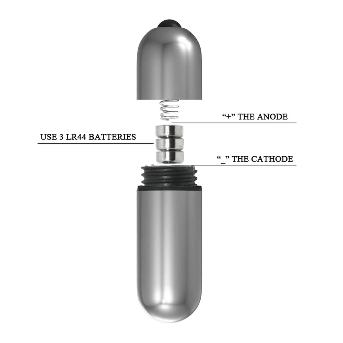 Mini vibratore – grigio | Baile