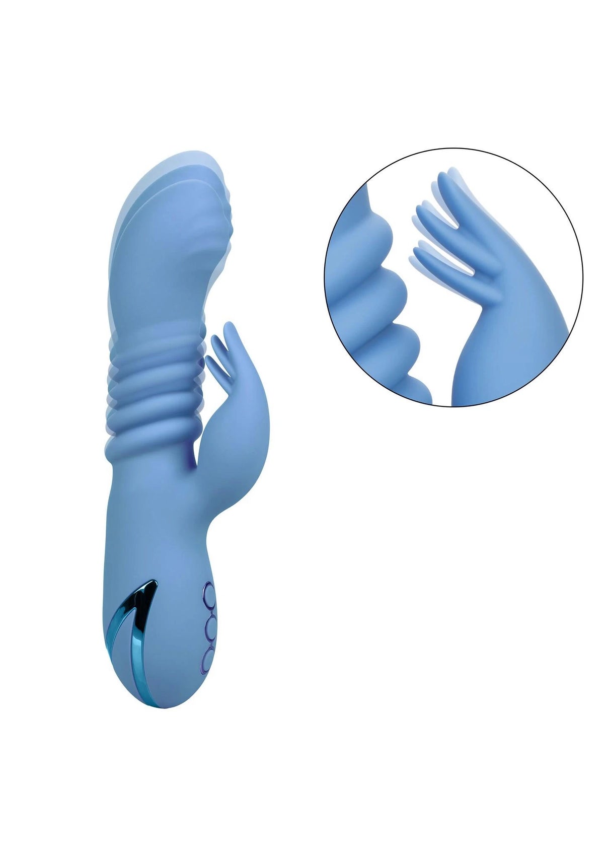 Vibratore rabbit Santa Cruz Coaster – blu | Calexotics