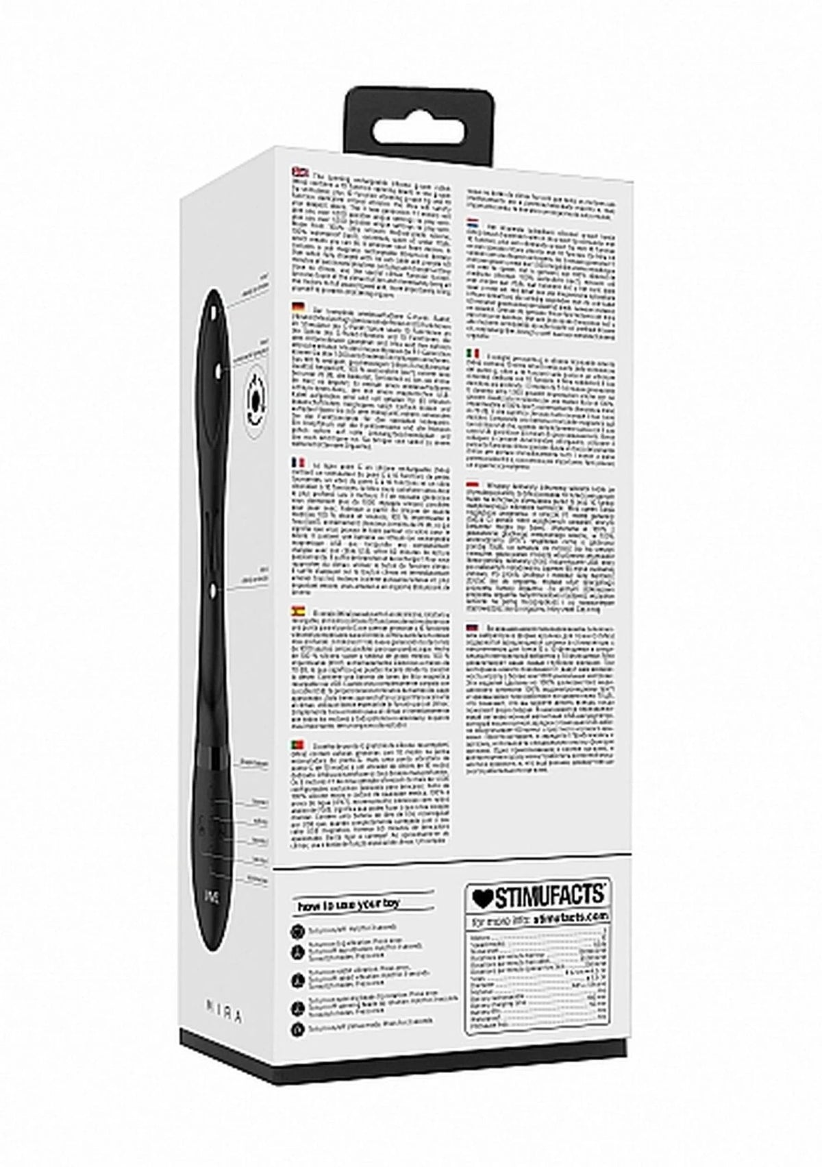 Rabbit vibrator Mira Spinning 10 functions – black | Vive