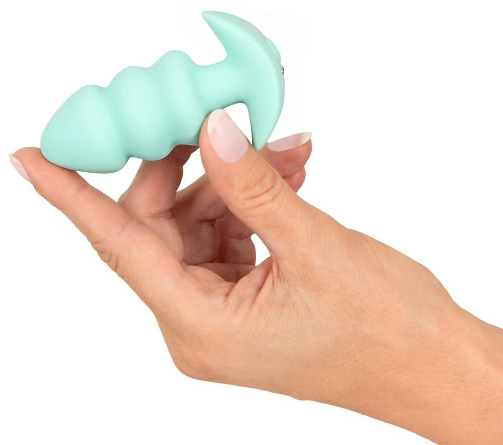 Plug anal 7 fonctions – vibrant, rechargeable, turquoise | Cuties