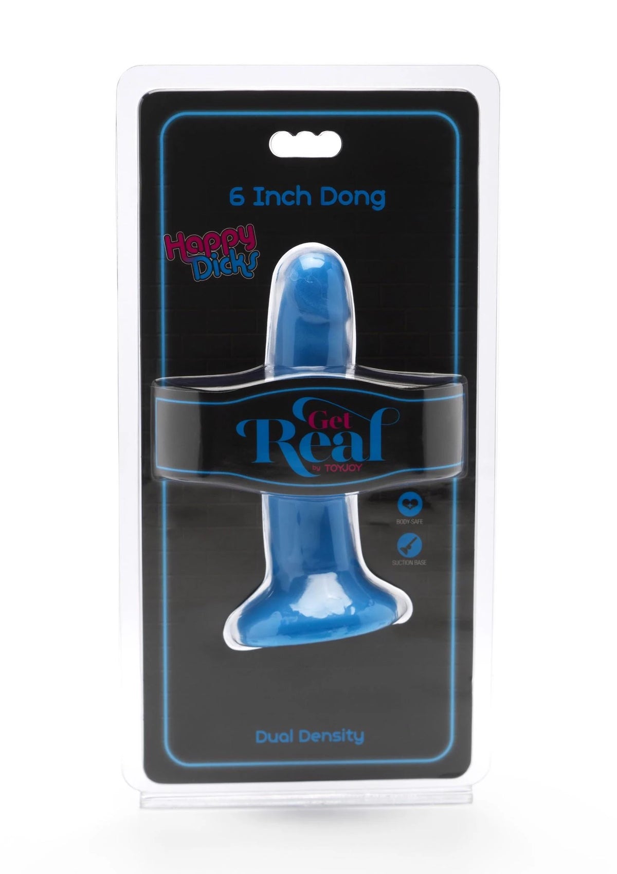 Dildo realistico Happy Dicks – con ventosa 30-10178-X-BLUE | ToyJoy