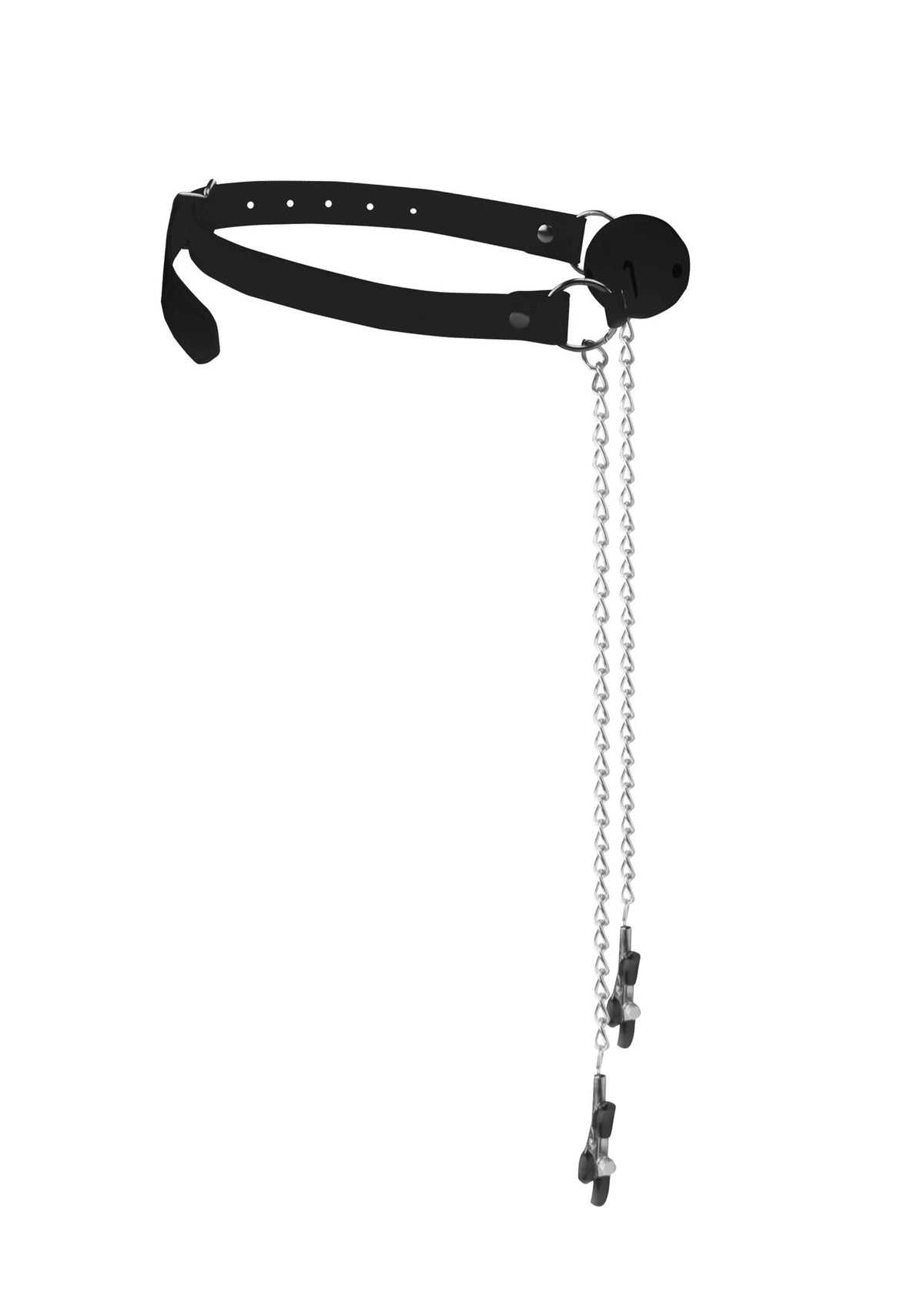 Bâillon Breathable Clamps – noir | Ouch!