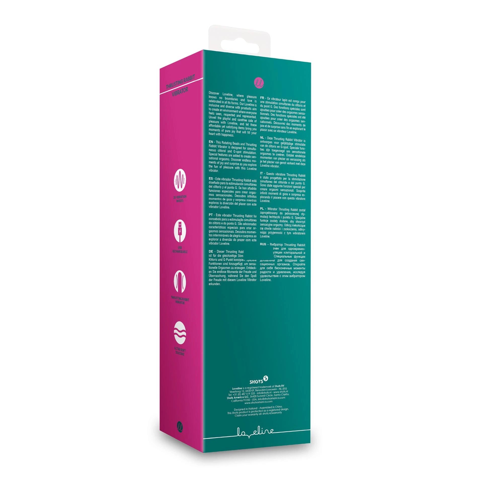 Thrusting and Warming Rabbit Vibrator - Ancient Sea