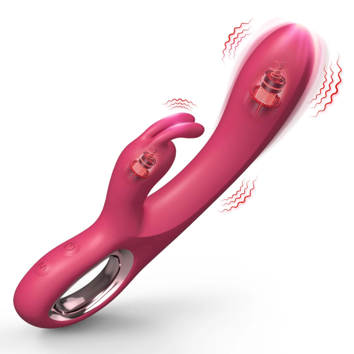Vibratore rabbit 21.7 cm – ricaricabile, fucsia | Favorites