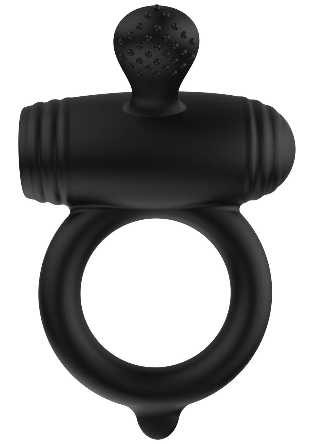 Anello fallico Excellence Pro – vibrante, nero | Hidden Desire
