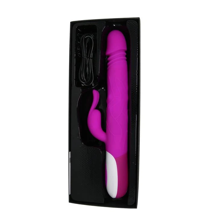 Vibratore rabbit Adrian 4 funzioni – ricaricabile, rosso | Pretty Love