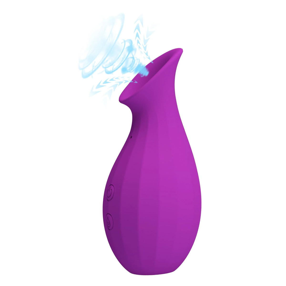 Csikló stimulátor Magic 7 funkció – újratölthető, tapadókorongos, fukszia | Pretty Love