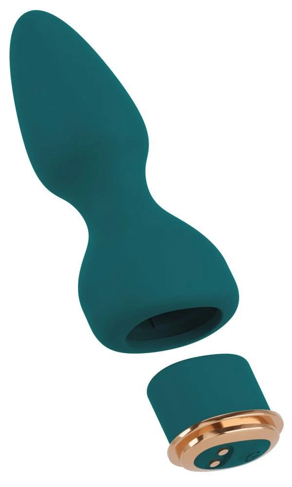 Mini vibratore Attachments 10 funzioni – con telecomando, verde | Couples Choice