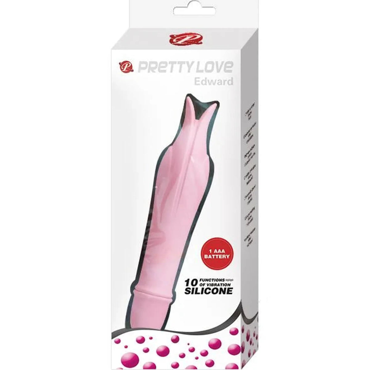 Mini vibrador Edward 10 funciones – rosa | Pretty Love