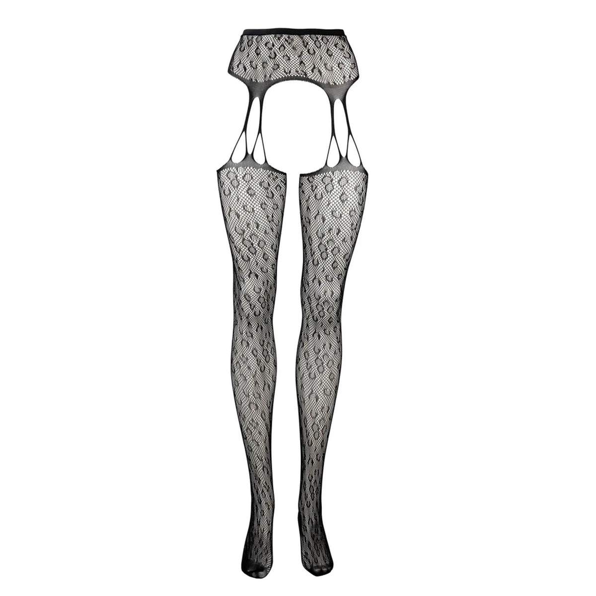 Meias Leopard Pantyhose – preta | Le Désir